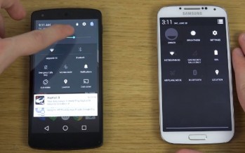 Обзор и сравнение Android L и Android 4.4 KitKat