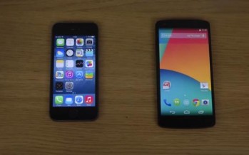 Тест скорости: iPhone 5S iOS 8 против Nexus 5 на Android 4.4.3