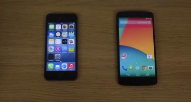 Тест скорости: iPhone 5S iOS 8 против Nexus 5 на Android 4.4.3