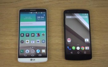 Обзор: Android L на Google Nexus 5 против LG G3