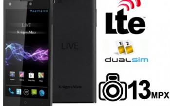 Представляем смартфон android Kruger & Matz LIVE 2 LTE с экраном 5 и 4 ядерным SC.